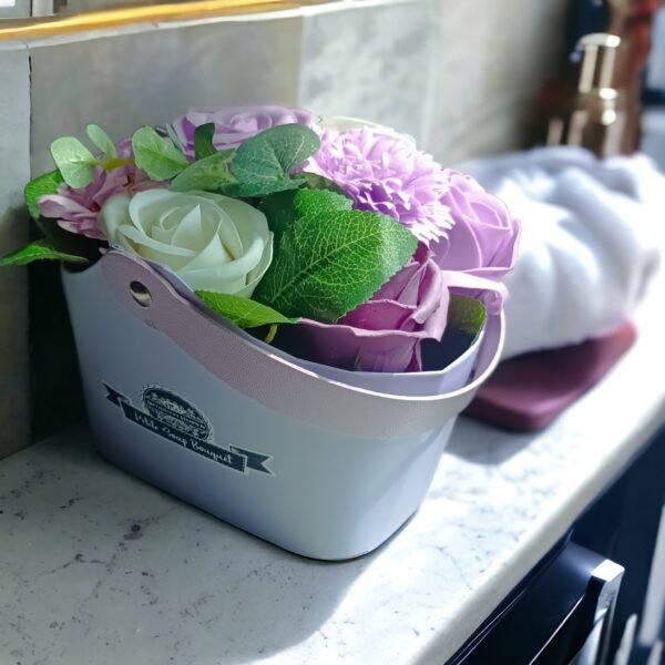 Bouquet fleurs de bain couleur lavande