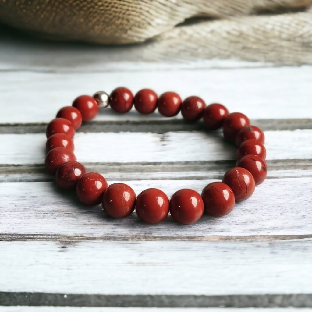 Bracelet Jaspe rouge