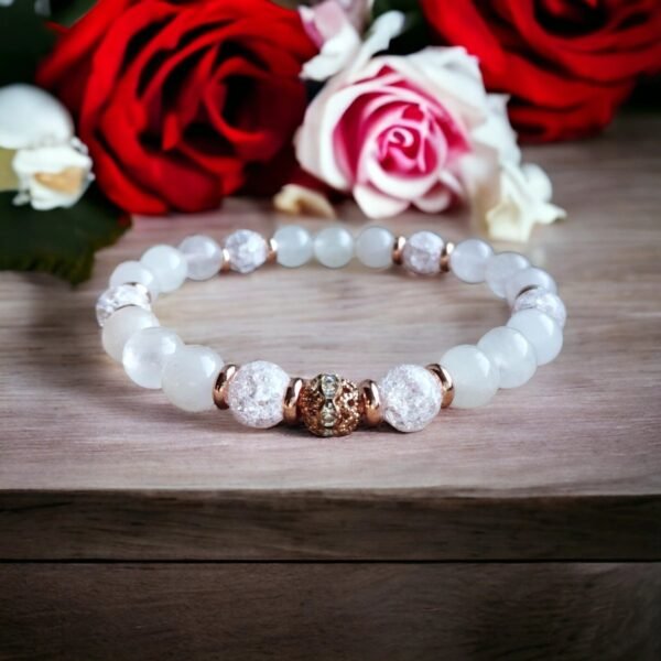 bracelet quartz rose