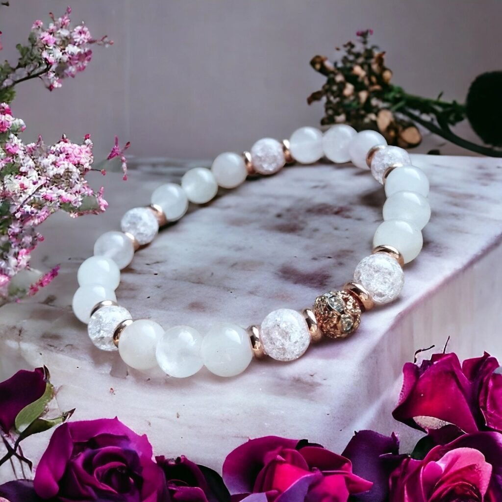 bracelet quartz rose