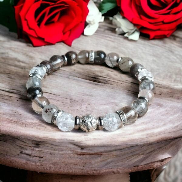 Bracelet Quartz lodolite ou quartz chaman