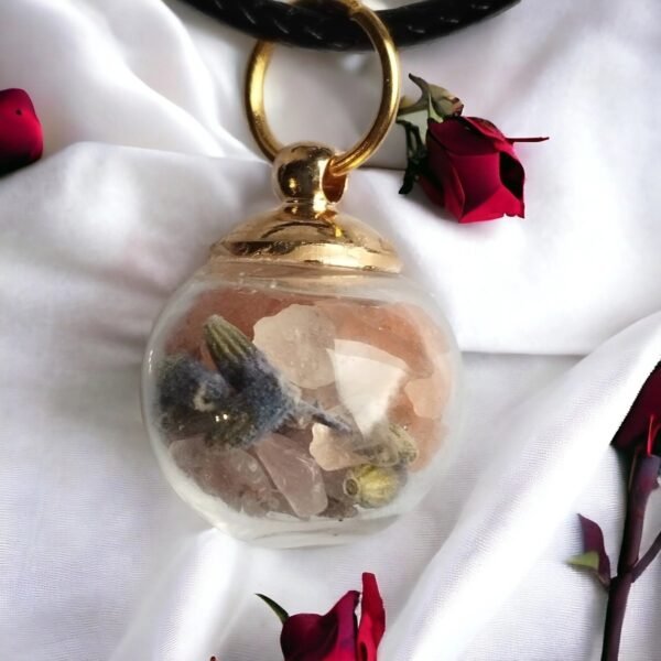 Pendentif Spell jar amour et bien être