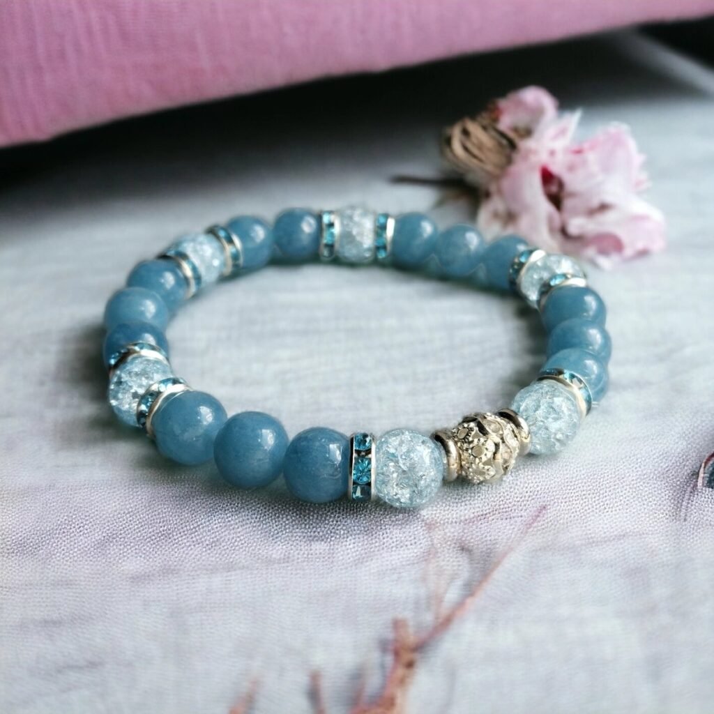 Bracelet quartz bleu