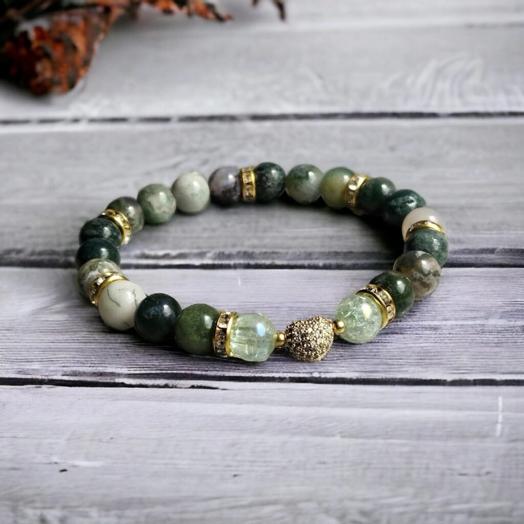 Bracelet agate arbre