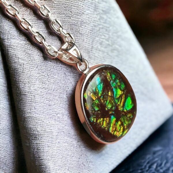 Pendentif Ammolite du Canada